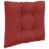 Outdoor Sofa Cushions 3 Pcs Burgundy Polyester