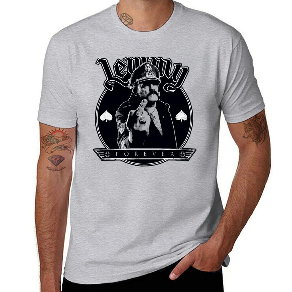 Lemmy Forever T-Shirt Graphics Anime Clothes Plus Size Tops Mens Vintage T Shirts