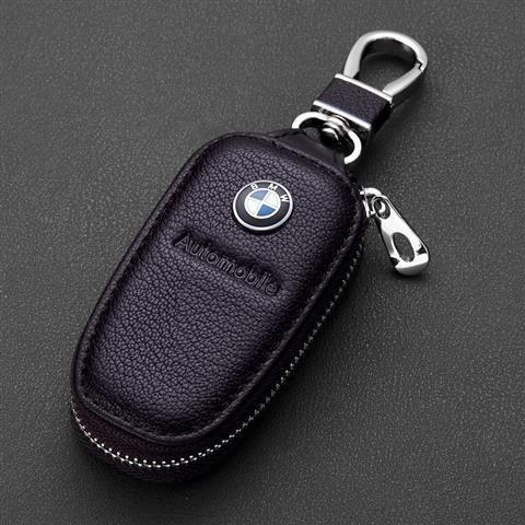 T15Leather For BMW M E34 E36 E60 E90 E46 E39 E70 F10 F30 X5 X6 M3 M5 M6 E71 F01 F02 F87 Car Key Bag Multifunction Organizer Wallet