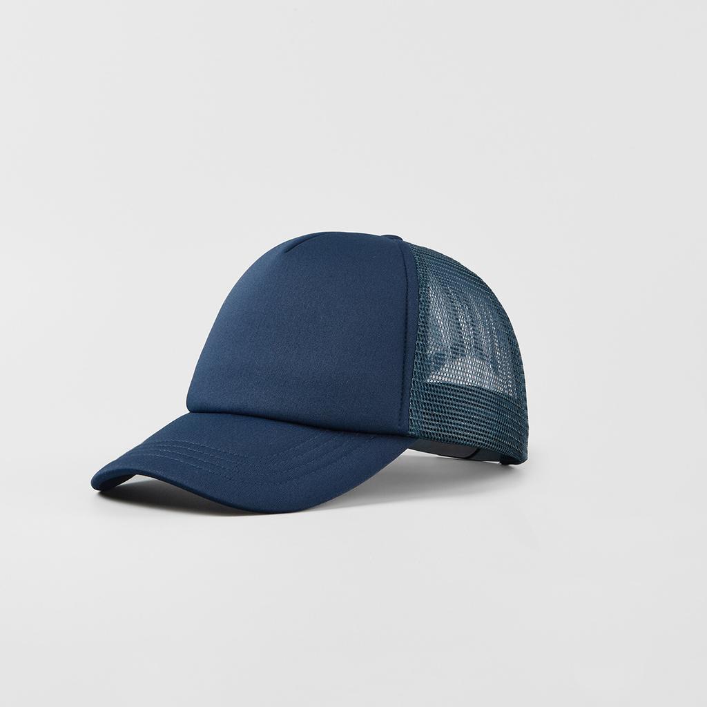 High Quality Custom Puff Printed 5 Panel Mesh Trucker Hats Foam Snap Back Adjustable Cap Striped Fashion Design Unisex