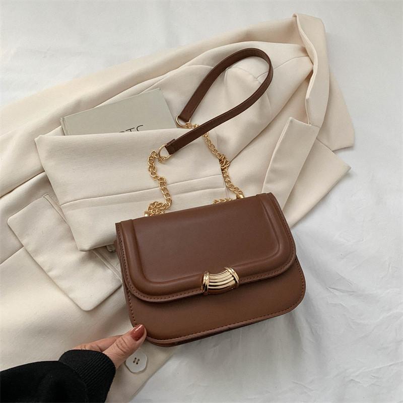 Trendy Chain Crossbody Bag Stylish Summer Small Box Bag Chic Shoulder Purse For Women