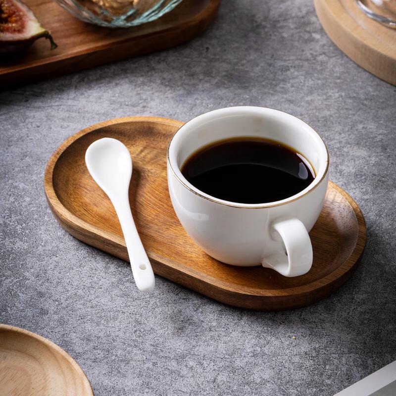 Solid Acacia Wood Serving Tray