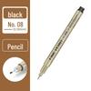 Kusuo Art Black Drawing Pen Set - 12 Quick-Dry, Water & Fade Resistant, Anime Hand-Painted Syringe Liners