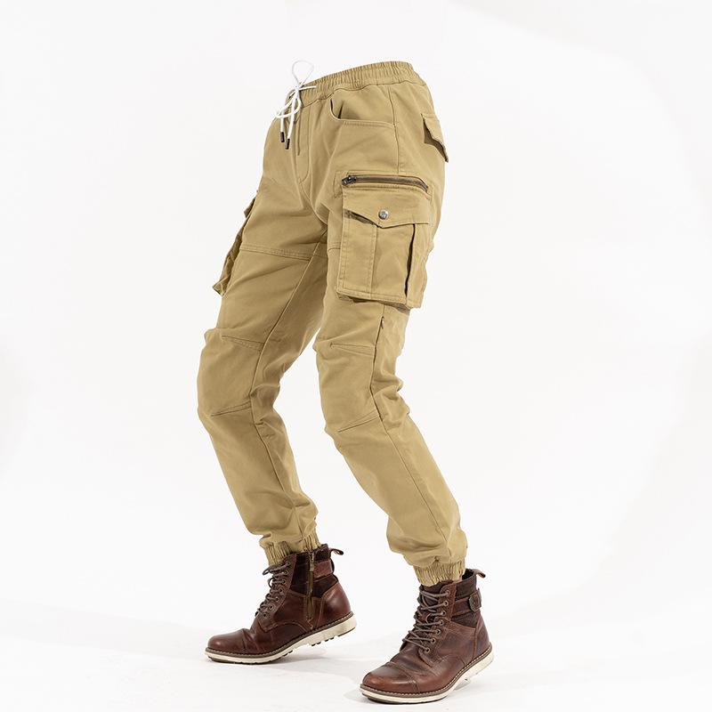 Pantaloni Cargo Moto Unisex Slim Fit pentru Condus - Patru Sezoane, Anti-Cădere, Jogging Casual pentru Turism