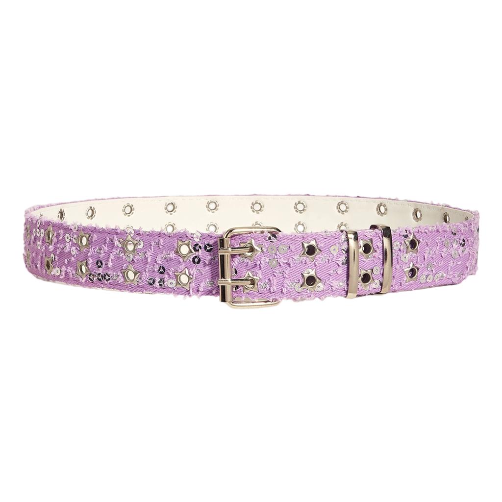 Fashionable Studded Belt Punk Waistband for Fashionable Women and Lady Girls Decorative Sah Waist Decoration Gift