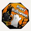 1pc Happy Halloween with Ghosts Automatic Opening and Closing Umbrella, Lightweight 3-Fold, With Cute Cartoon Characters, Suitable for Home,