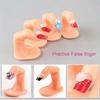 Fake Fingers Nail Art 1pcs Plastic Fake Fingers with Nails for Nail Art Practice and Display Decoration Tools