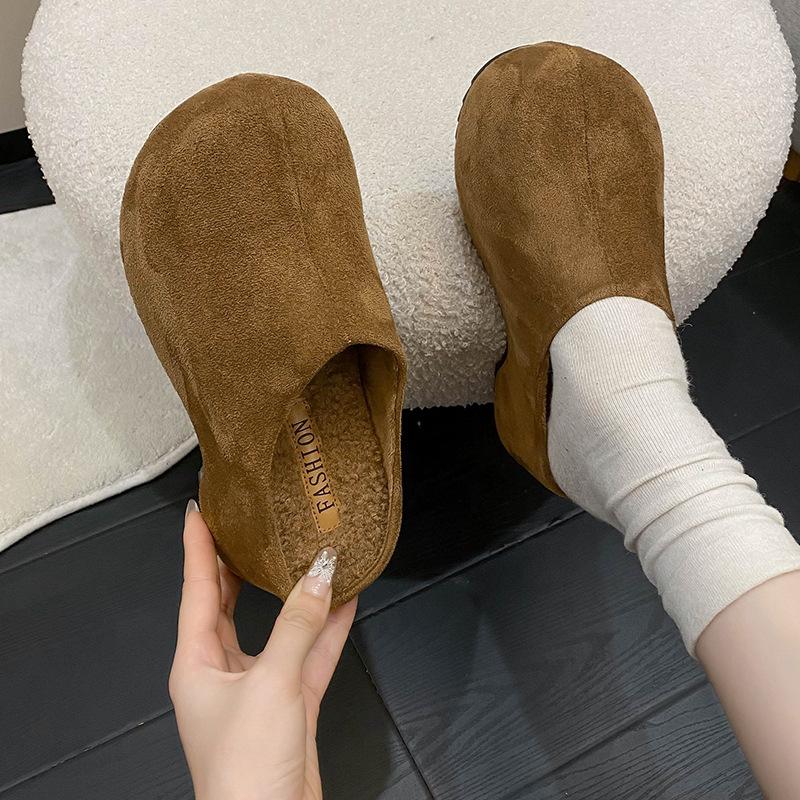 

Ретро полутапочки женские на одной педали осенние новые для улицы пробка сумка голова тапочки женские 40 хаки