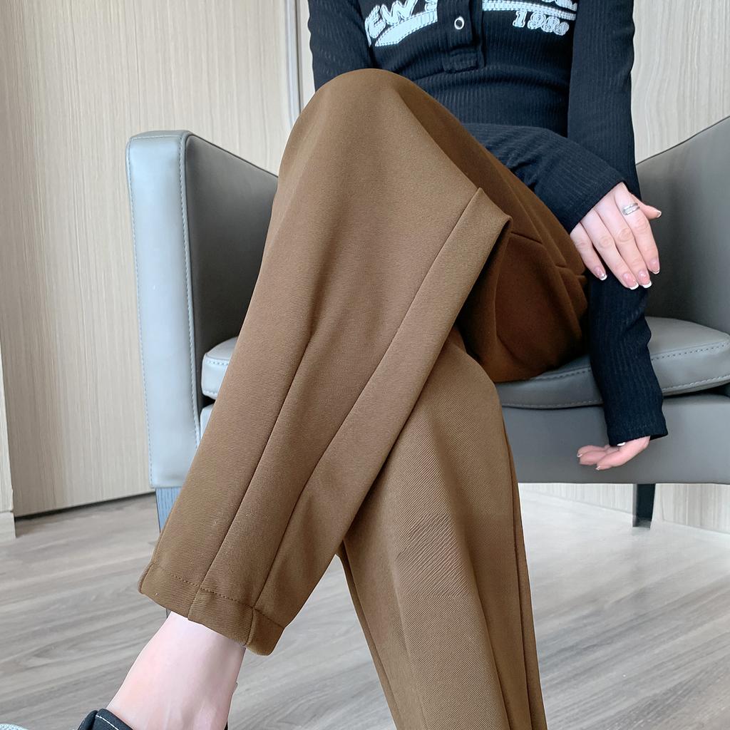 Elastic Waist Harem Pants for Women In Spring and Summer New Loose Slim Daddy Carrot Pants Small High-waisted Casual Pants