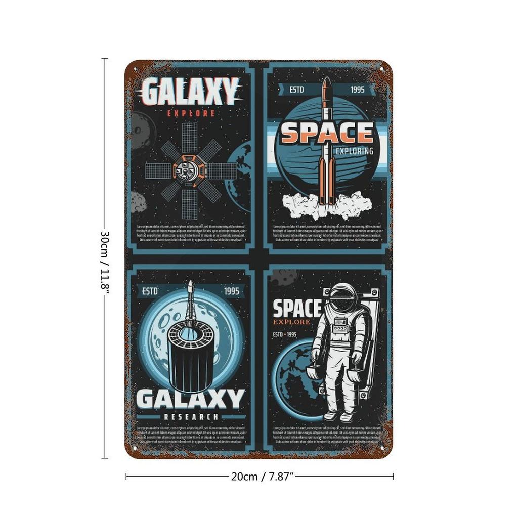 1PC Vertical Retro Patina Iron Tin Wall Plate, 20x30cm or 30x40cm, Aged Metal Poster for Home Cafe Bar Garage or Office Wall Decoration