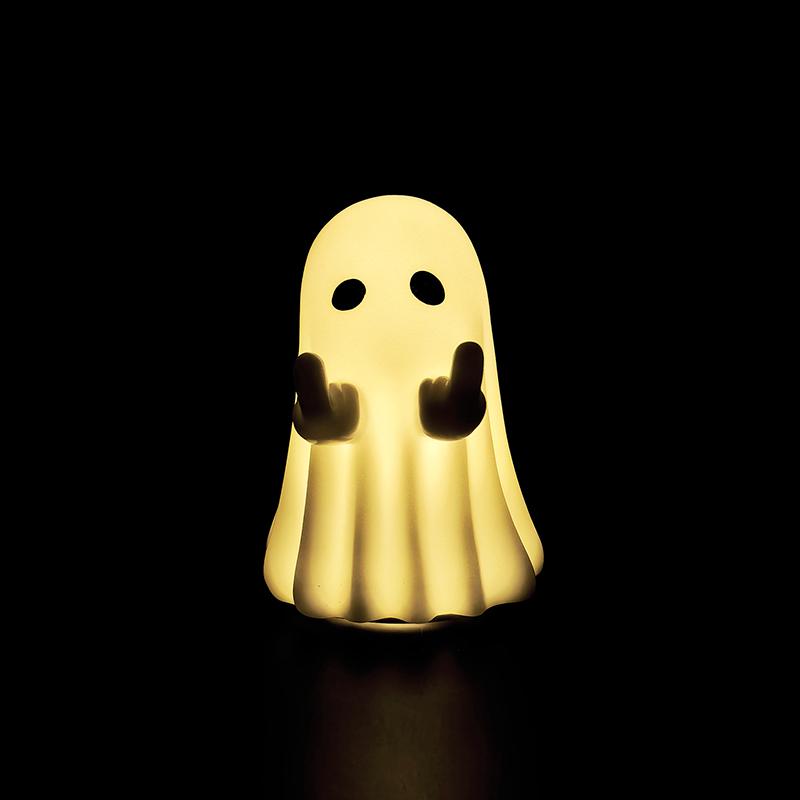 Luminous Ghost White Ghost Festival Party Decoration Courtyard Ornament Study Desk Decoration Small Ornament Luminous Ghos