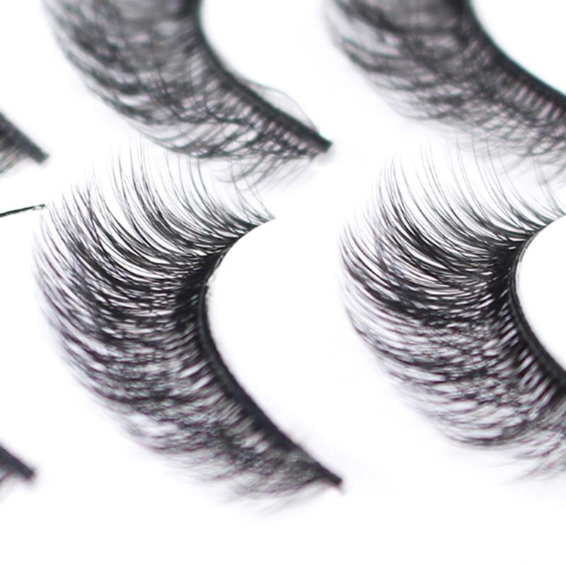 5 Pairs Of 3D 3D Natural False Eyelashes Curl All Match Eyelashes Curl False Eyelashes Naturally