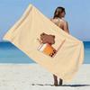 1pc Cute Bear Drinking Milk Tea Towel | Soft, Skin-Friendly, Non-Shedding, Easy-to-Clean,Durable, Anti-Pilling, Suitable for Gym