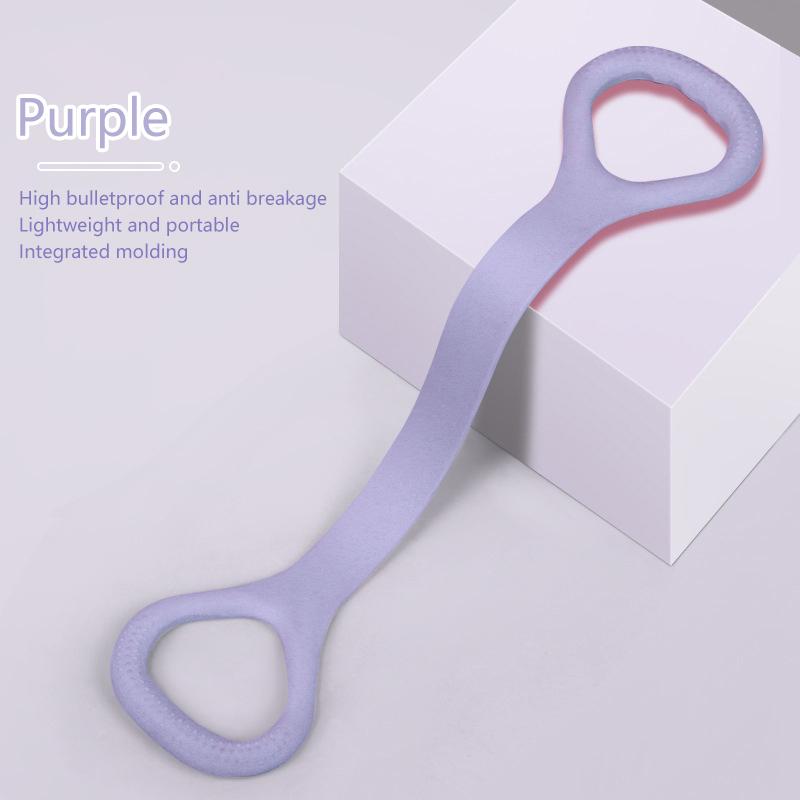 

Эспандеры с силиконовыми резинками для занятий спортом дома, йогой, фитнесом, резиновыми канатами, тренировочным и спортивным оборудованием для спортзала фиолетовый