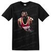 Hakeem Olajuwon Houston Rockets Basketball Player Portrait T Shirt Tee