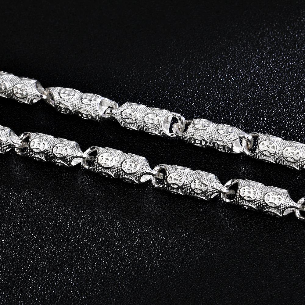 Retro Style Fashionable Men's Domineering Coin-shaped Necklace Men's and Women's Solid Copper Coins