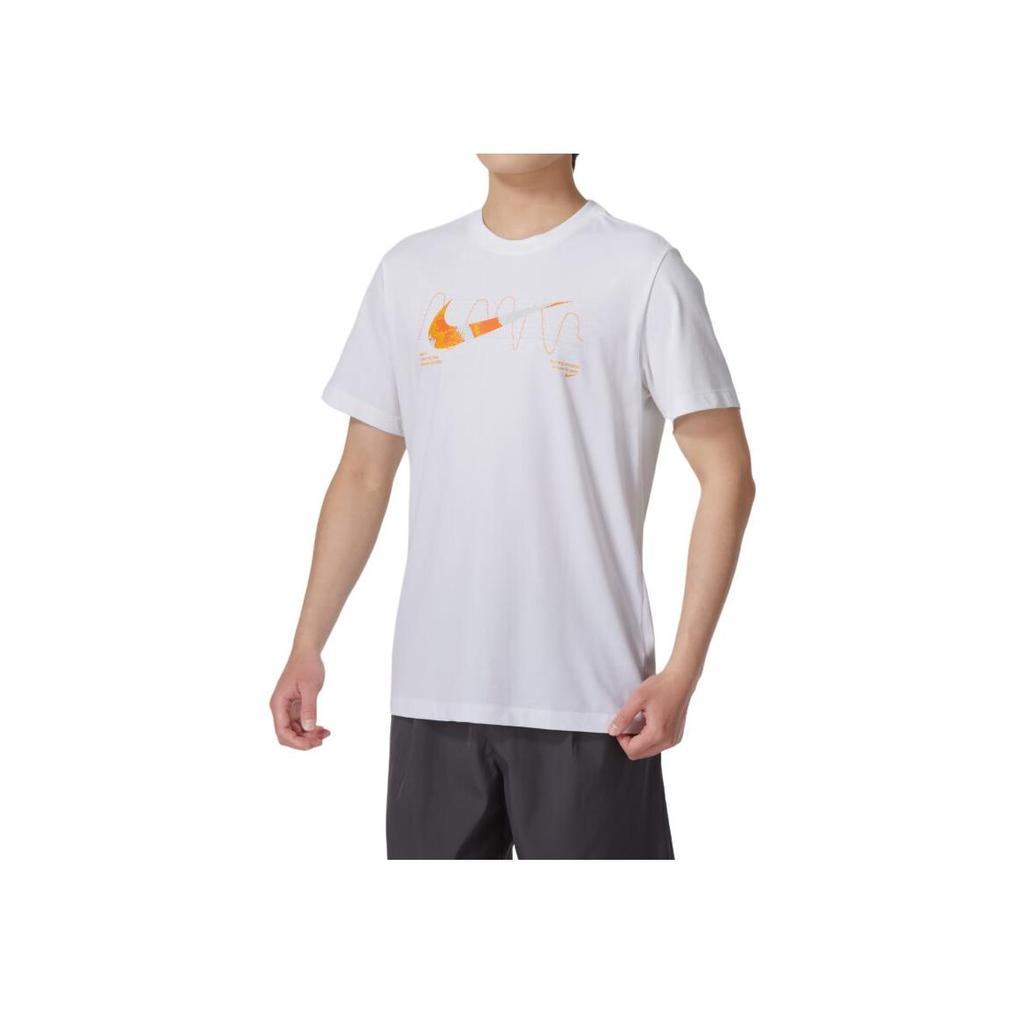 Nike SS24 Logo del Brand Stampato Casual Sportivo Corsa Fitness Comodo Traspirante Pullover Girocollo Manica Corta T-Shirt Uomo Top FV8391100