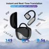 Translation Earbuds 3-in-1 Real-Time Translator with 144 Languages & Accents, Perfect for Travel, Business & Education,Translastor Call and Music,