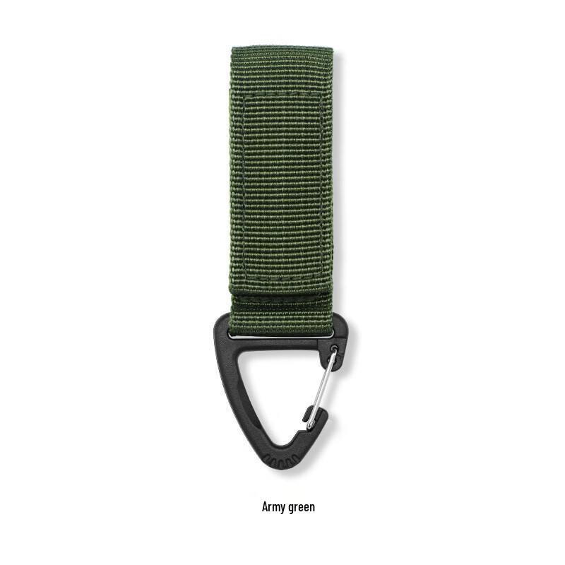 ZISIZ Outdoor Webbing Backpack Carabiner Keychain 40