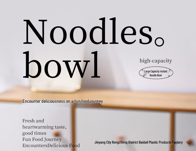 Large Capacity Japanese Style 304 Stainless Steel Insulated Noodle & Rice Bowl with Drain for Students & Office Workers