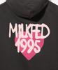 Milkfed Spray Logo Charcoal Women's Sweatshirt,