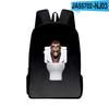 Toilet Skibidi Character School Bag With Lightweight Polyester Lining Kids For