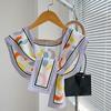 Fashion Scarf Accessories Clothing Accessories Small Shawls Printing Korean Style Scarves Female Shawl Printed Scarf Silk Scarf
