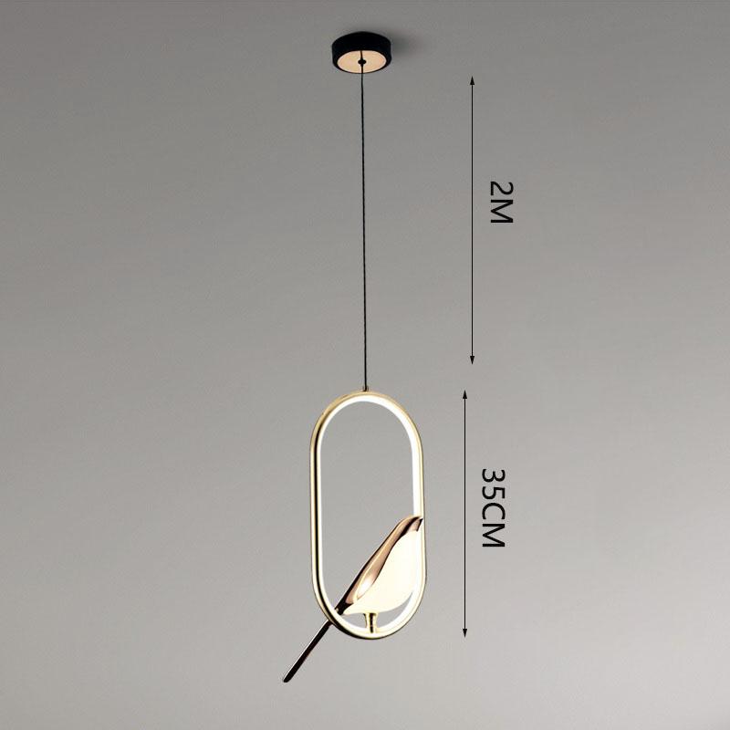 

Современные светодиодные потолочные светильники Nordic Ceiling Pendent Lights Lucky Bird Light Magpie Chandelier Indoor Lighting Bedroom Kitchen Bar Lamp Home Decor Natural light
