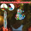 2D Weihnachtsdekorationsanhänger Weihnachtsbaumetikett Themenparty Bastelarbeiten Ornament