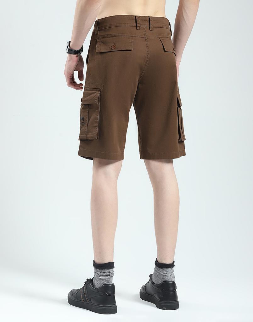 MONTE CARLO Men's Solid Regular Fit Short