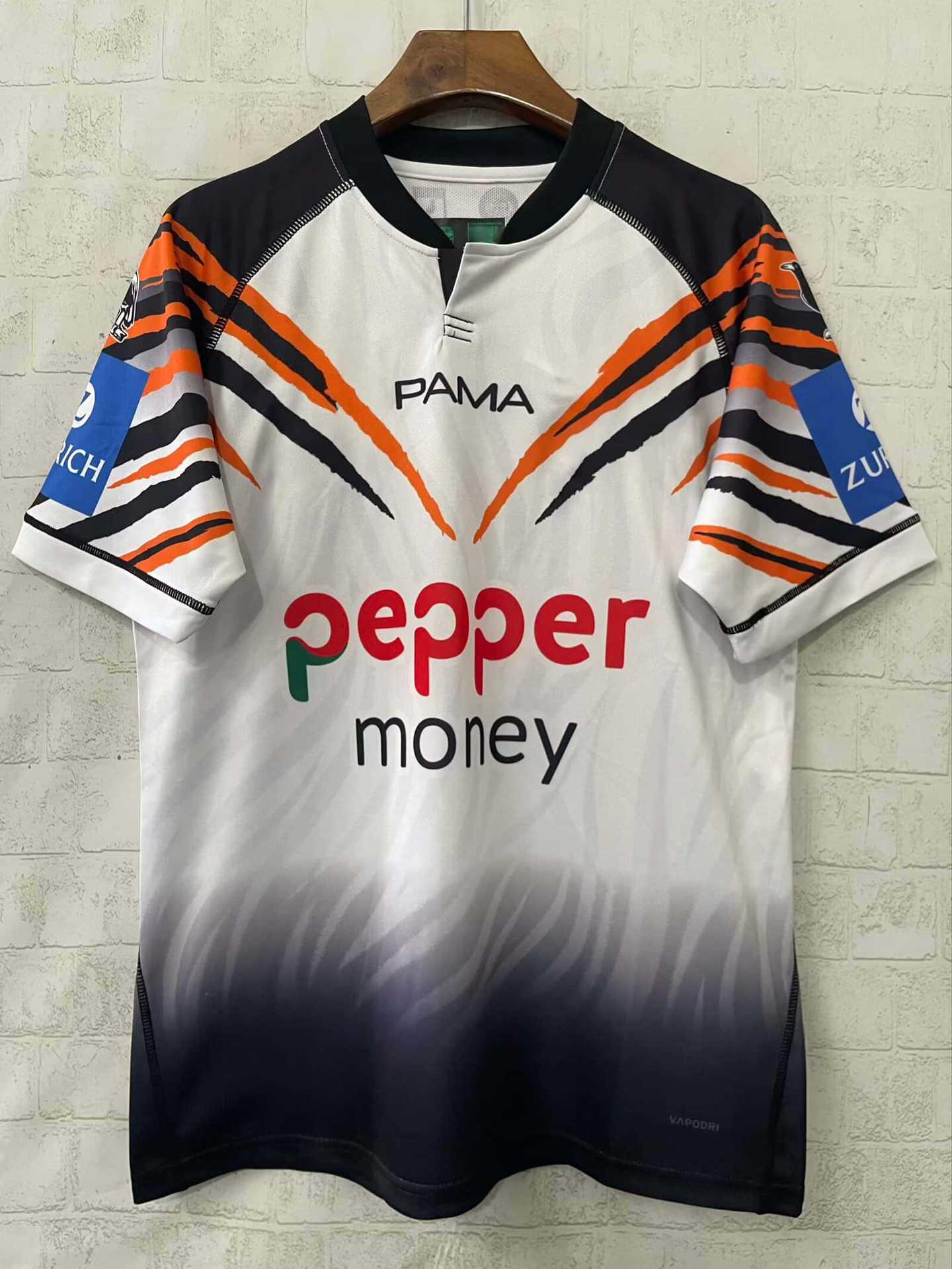

Men s West Tiger 2026 Rugby Home & Away Jersey - Short Sleeve Sports Shirt L