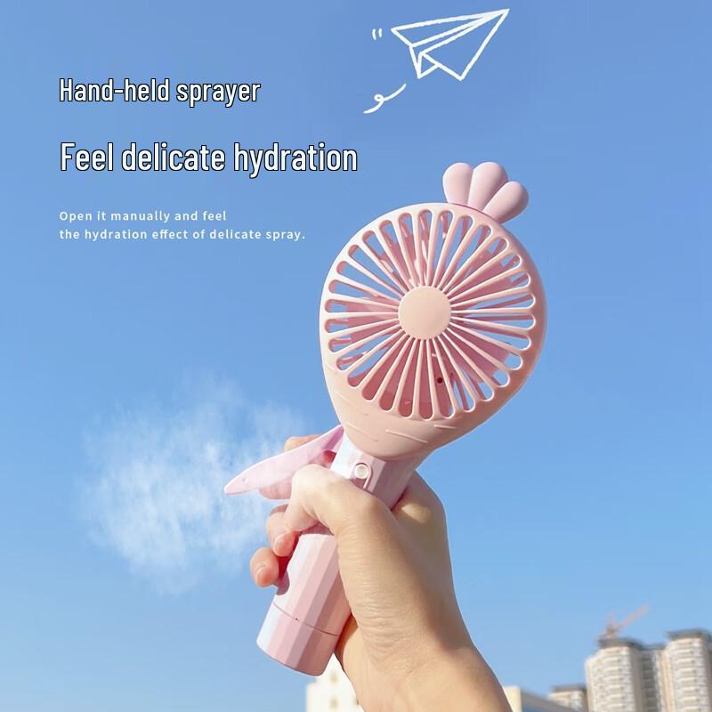 Wolaifen Student Cartoon Manual Handheld Fan