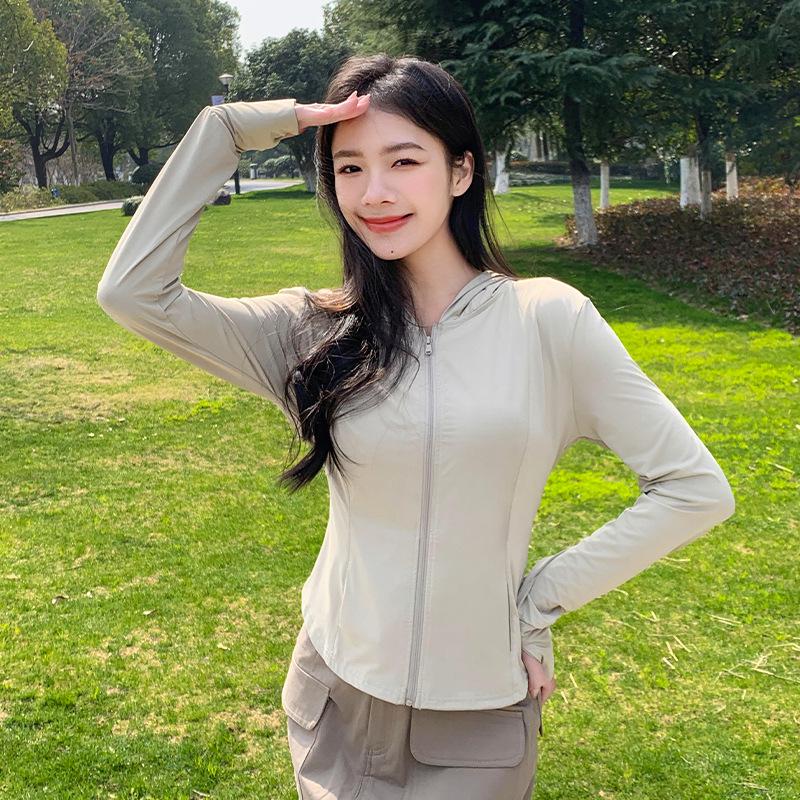Ono Style Women's Slim Ice Silk UV Protection Jacket for Outdoor Travel