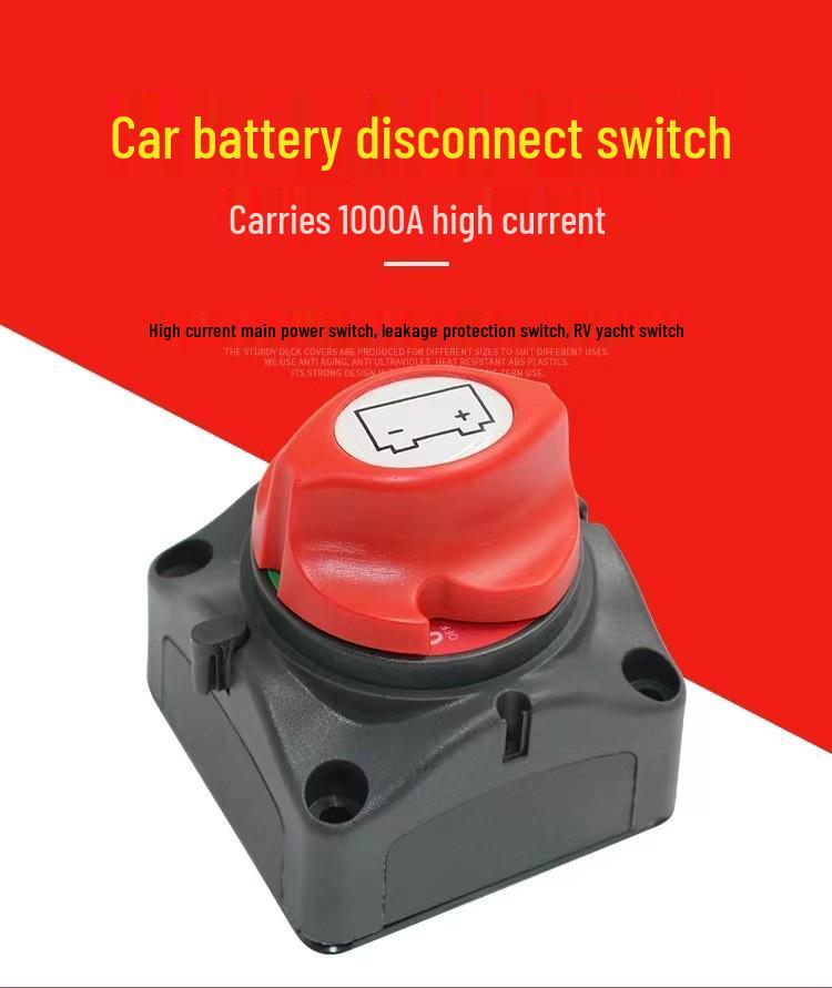 High Current Battery Power Off Switch for Yachts & Cars
