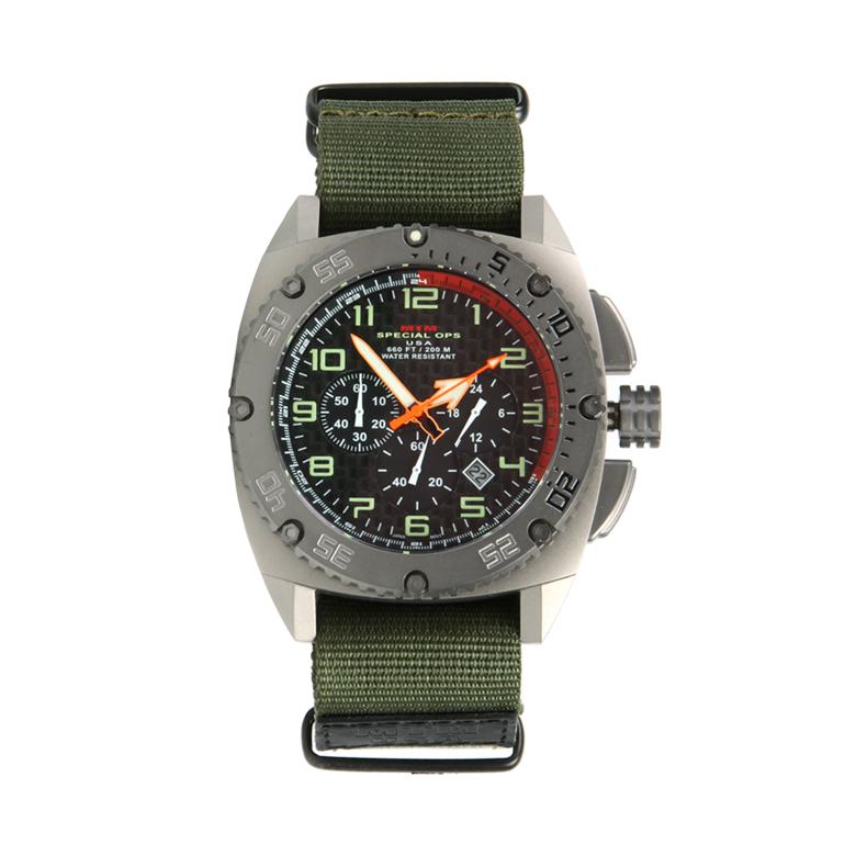 Emtiem Grey Titanium Patriot (Black Dial)