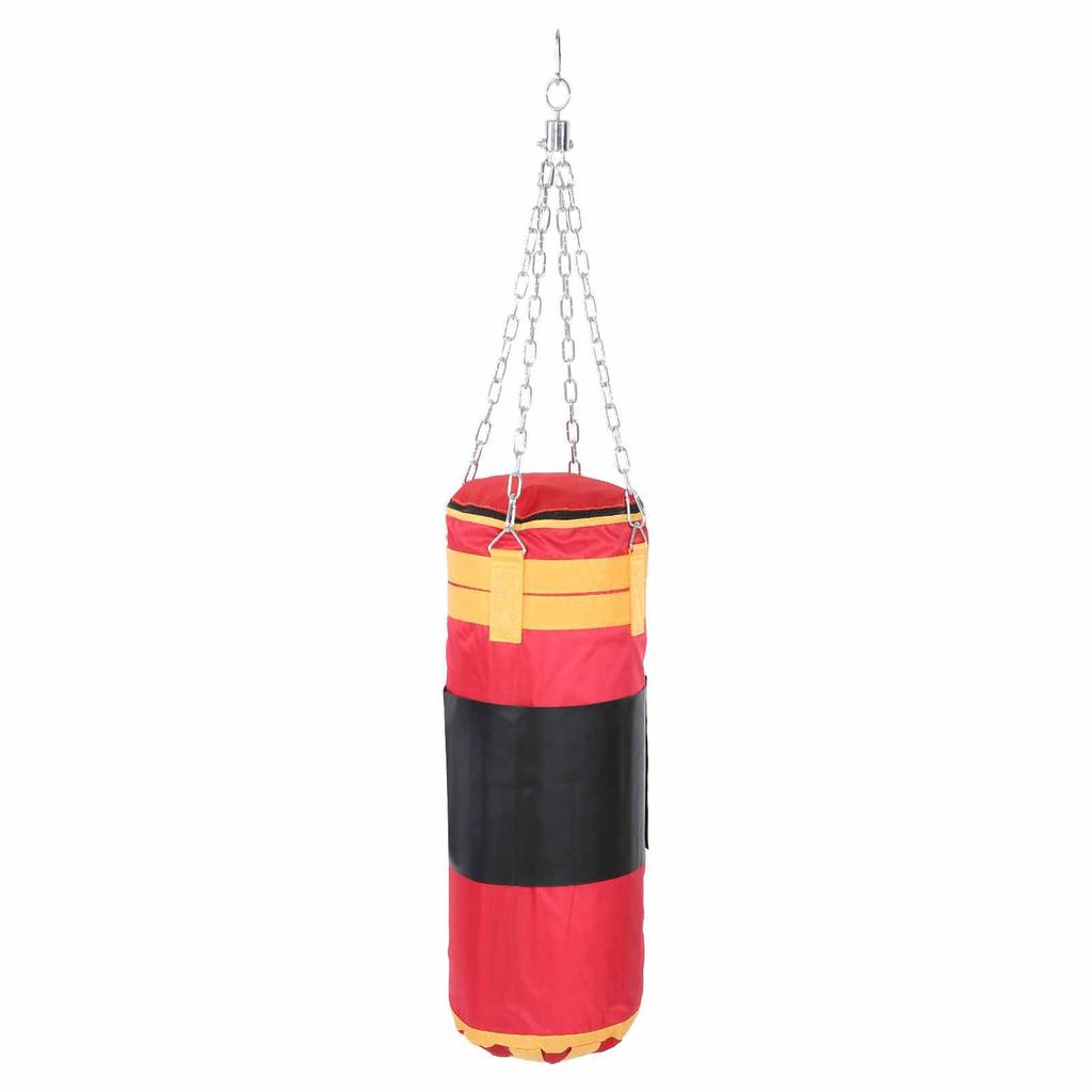 Boxningssandsäck Boxningshängande Slagpåse med Kedjor Kedjekrok Handskydd för Barn 80cm