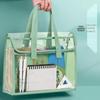 A4 Thickened Transparent Waterproof Student File & Book Storage Bag