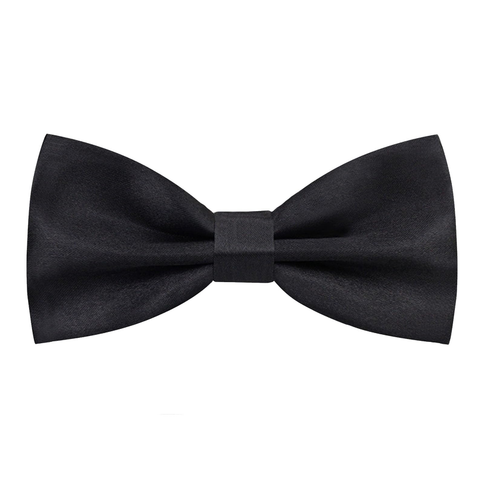 

[RuiMi] Мужской галстук-бабочка - Прочный и свободно регулируемый - Мужская свадебная бабочка для женихов (черный)