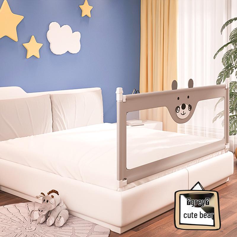 Verstelbare Verticale Hefbare Babybedhek - Valbescherminghek voor Grote Kinderbedden