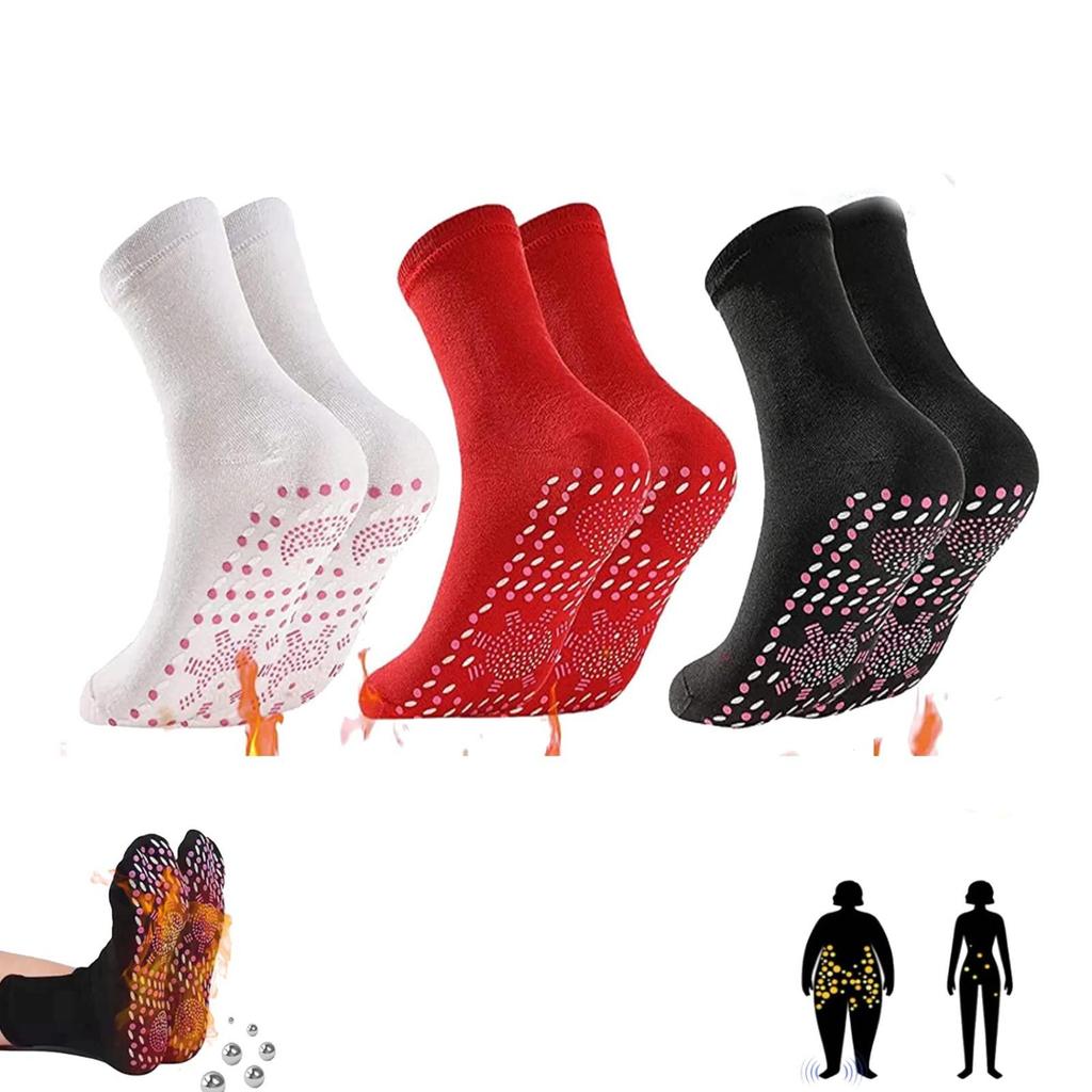 Wormwood Heating Socks Heating Socks Comfortable Elastic Durable Warm Cold Washable Cotton Socks