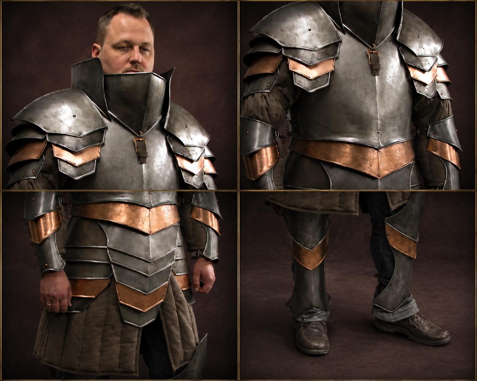 Medieval Knight Full Body Armor Set