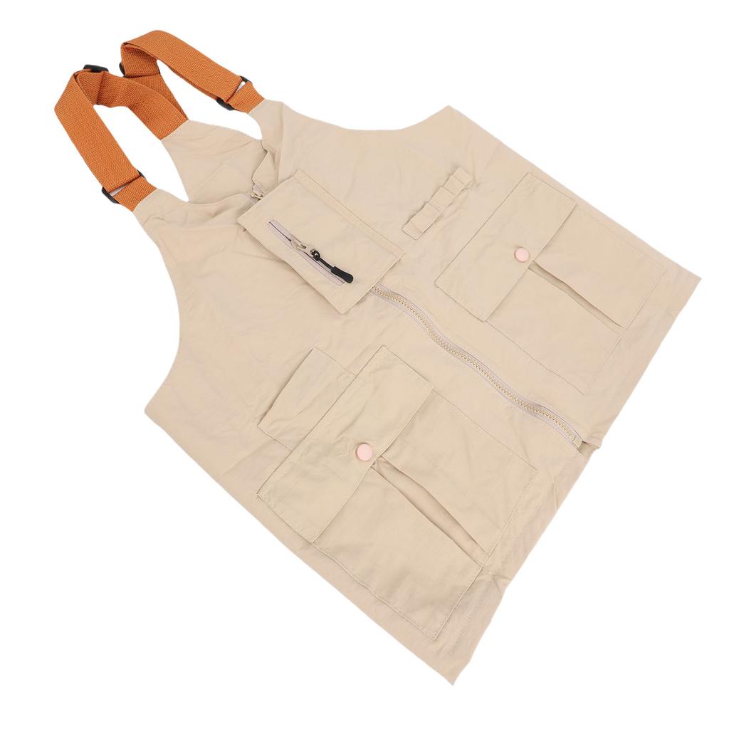 Multifunktionale Weste Schultertasche mit mehreren Taschen Praktische Westentasche für Outdoor Reisen Wandern M