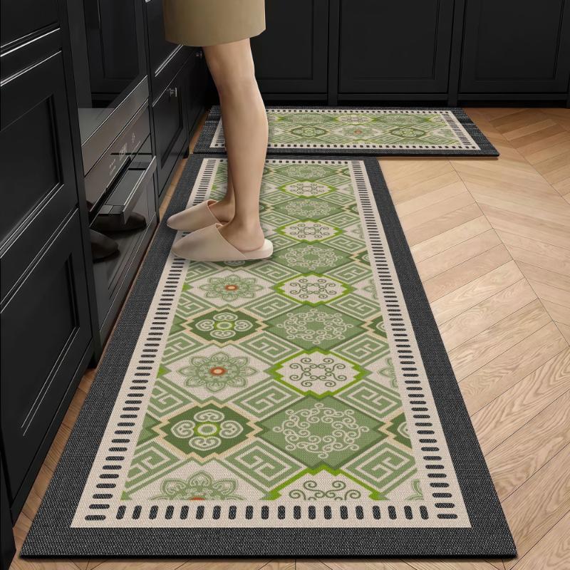 Kitchen Floor Mat Bedroom Living Room Long Bedside Area Rug Hallway Soft Washable Carpet Anti Slip Bathroom Entrance Doormat