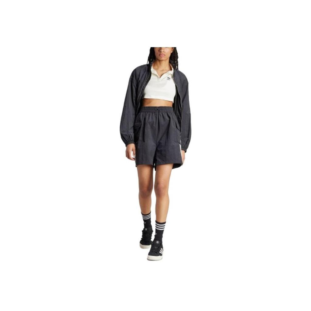 Adidas Originals Cropped Logo Slim-Fit Sleeveless Vest Women Tops White IT9858