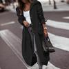 2025 Autumn and Winter New Style, Temperament, Personality, Casual, Large Lapel, Medium To Long Style, Windbreaker Jacket, Women's