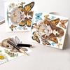 8Pcs Christmas Diamond Handmade Card Rhinestone Painting Card Kit Diamond Painting Greeting Card for Holiday Party Favors