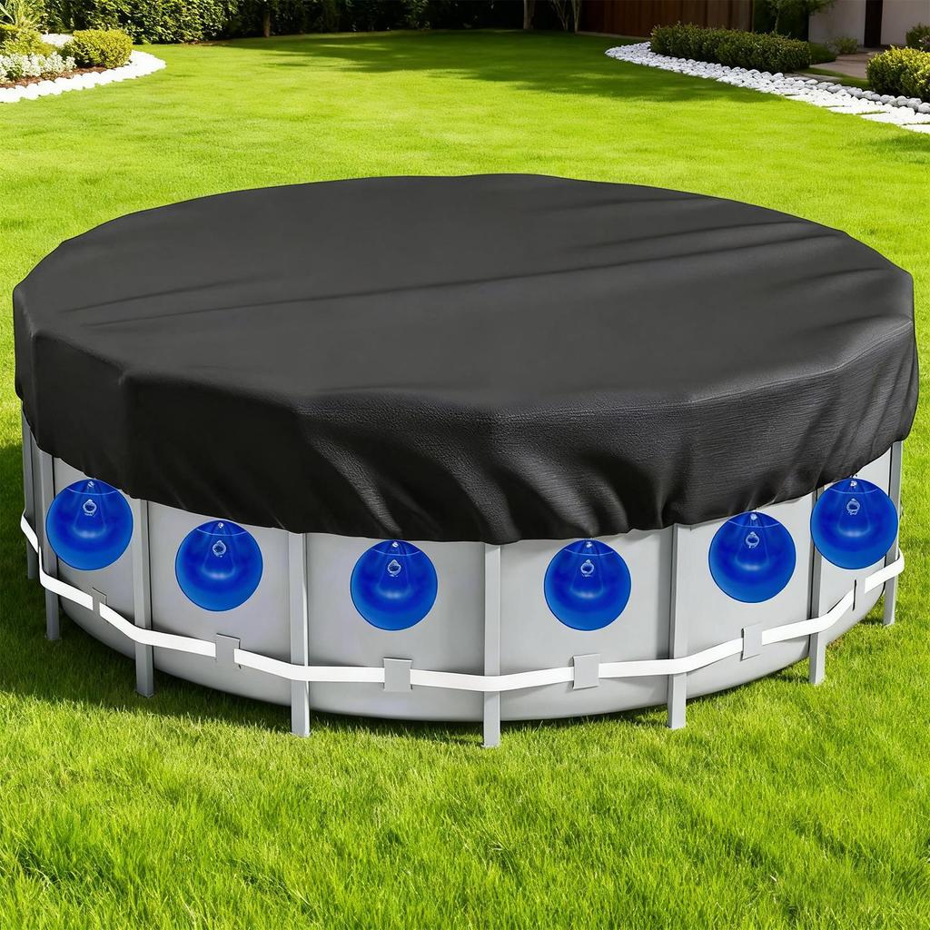 Water Bags For Pool Cover 10 Pieces Pool Hangable Water Bags With Buckle Swimming Tub Weights For Poolside Backyard Garden