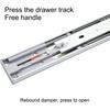 10"-22"  Full Extension Drawer Slides Rail Heavy Duty Soft Close Ball Bearing  Track 3-Section Furniture Sliders