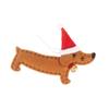 Festive Cartoon Dog Christmas Ornament for Kids Safe Holiday Home Decoration Lightweight Pet Friendly Hanging Accessory