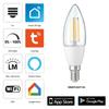 Lampe LED à Filament Intelligente SMARTLIGHT130 4.5W E14 Wi-Fi Alecto Alecto Transparent